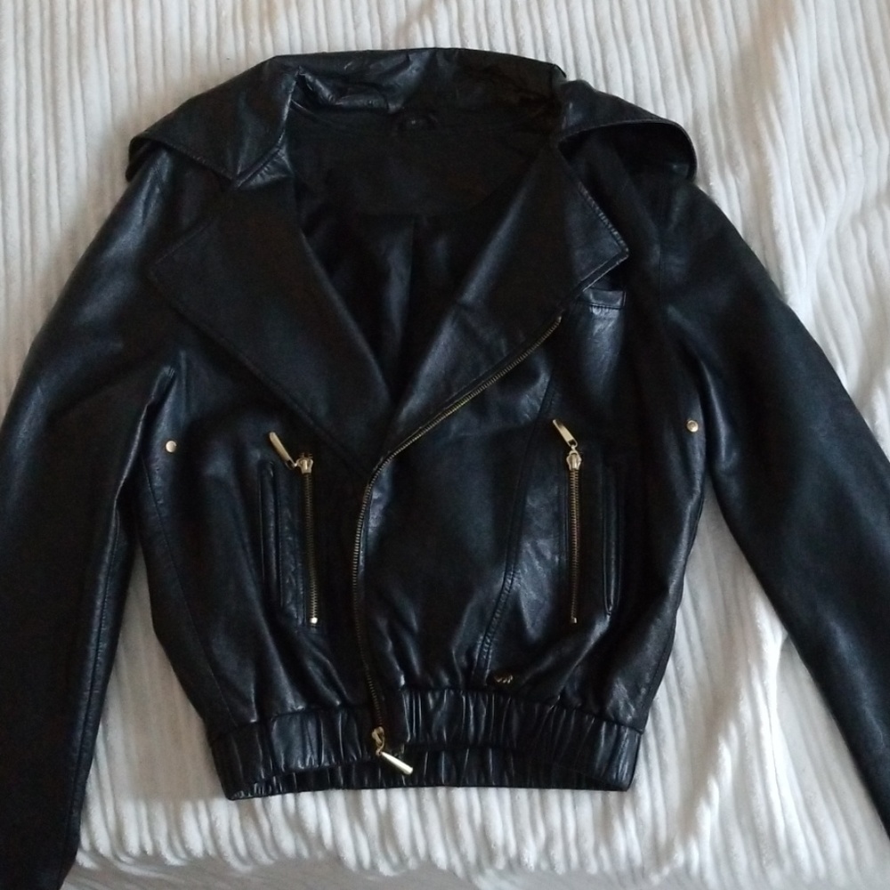 David bitton leather jacket
